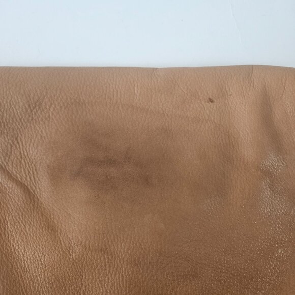 Kenneth Cole Leather Crossbody Bag Brown 12 X 10 inches - Picture 3 of 13